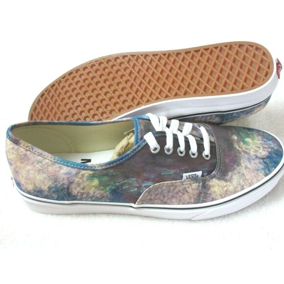 COPY - Vans x MoMA Women's Authentic Claude Monet Water Lilies Canvas Shoes Siz… - Picture 2 of 5